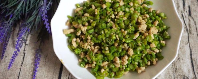 肉末豆角怎样做 肉末豆角做法简介