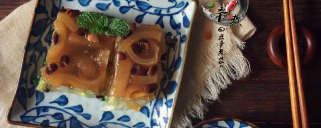牛皮冻制作技巧 怎样制作牛皮冻