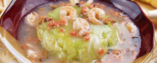 白菜粉丝虾怎样做 白菜粉丝虾汤做法简介