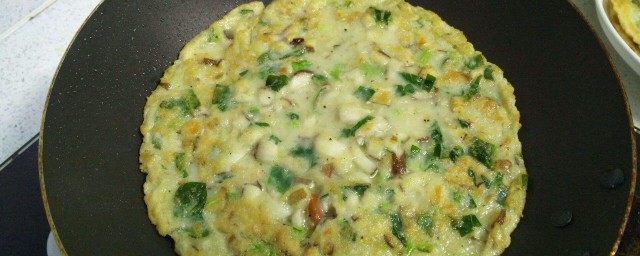 香菇鸡蛋饼怎样做 香菇鸡蛋饼的做法简介