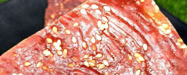咸香猪肉脯怎样做 咸甜鲜香猪肉脯做法