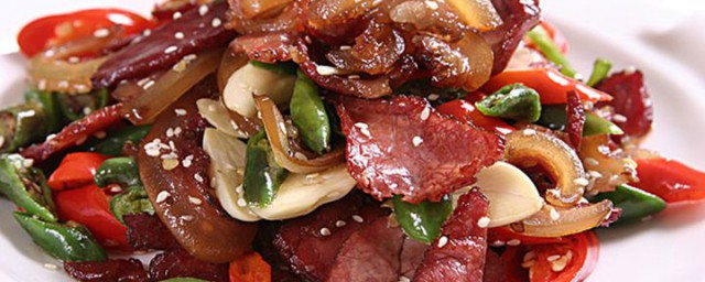 炒驴肉的方式 爆炒驴肉的做法介绍