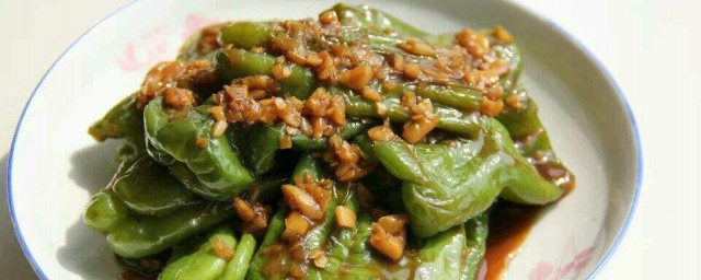 怎样做蒜蓉青辣椒 蒜蓉青椒的做法