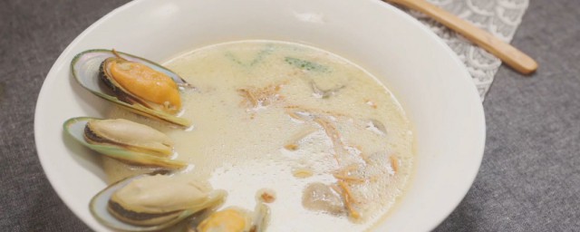青口贝汤怎样做 西式青口贝汤做法