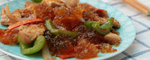 桃胶炒肉怎样做 怎样做桃胶炒肉