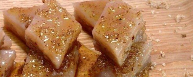 桂花莲藕糕怎么做 藕粉桂花糕的做法