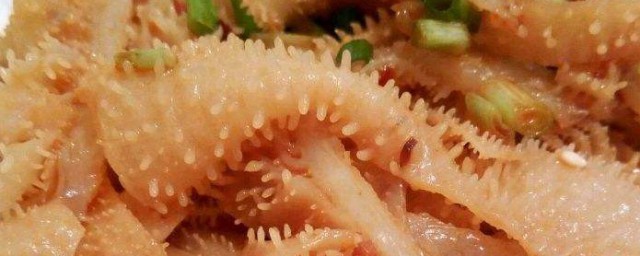 牛百叶怎样切片是精确的 牛百叶是牛的哪个部位
