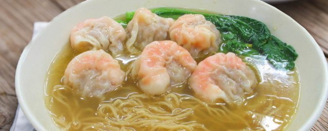 鲜虾云吞面怎样做 鲜虾云吞面做法