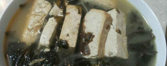 海草豆腐汤怎样做 豆腐海草汤做法
