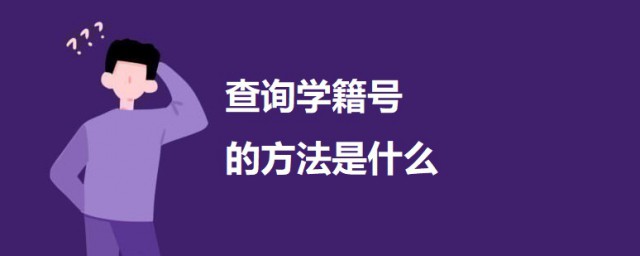 查询学籍号要领 查询学籍号的要领是什么