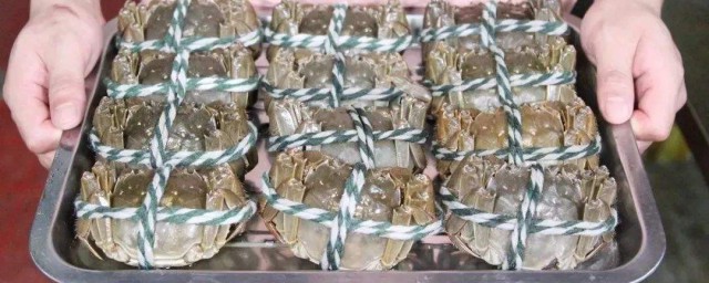大闸蟹捆扎技巧 大闸蟹捆扎技巧分享