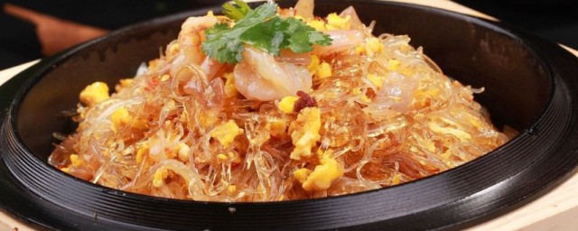 虾干炒粉丝怎样做 虾干炒粉丝做法简介