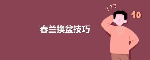 春兰换盆要领 春兰换盆的方式介绍