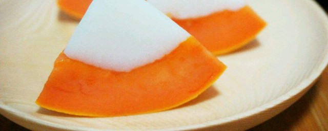 木瓜椰子布丁怎样做 木瓜椰奶布丁做法