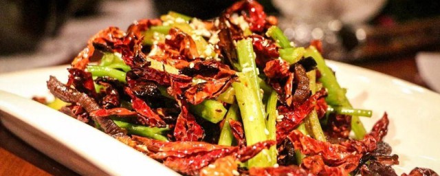 干煸牛肉丝要领 如何做出来的好吃呢