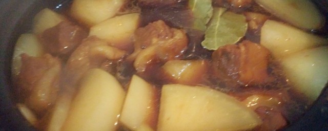 白萝卜炖牛肉的做法 白萝卜炖牛肉的做法次序