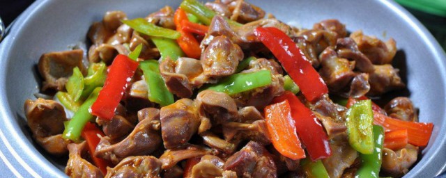 鸡胗怎样炒 怎样炒鸡胗