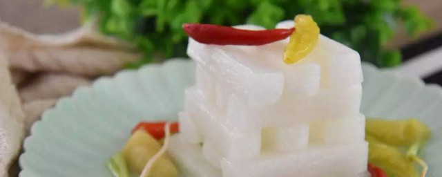 白萝卜条的腌制技巧 腌制白萝卜条做法简介