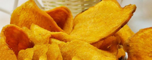 香酥脆红薯片怎样做 自制香脆红薯片