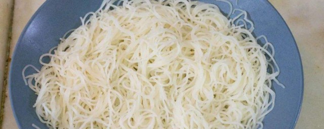 怎样做米粉 怎样做米粉