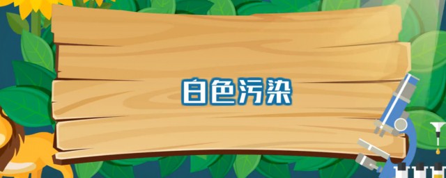 白色污染是指什么 有什么技巧可以解决白色污染