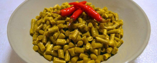 酸豆角如何做不咸 如何制作酸豆角