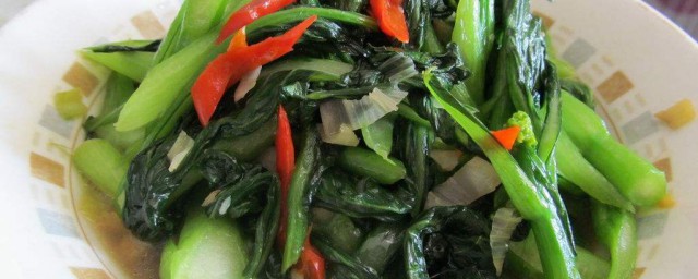 菜心怎样做好吃又简单 菜心怎样做好吃