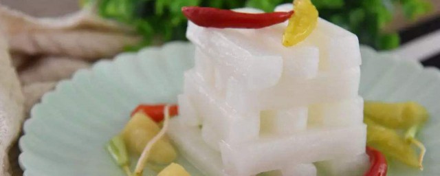 白萝卜怎样腌 怎样腌白萝卜