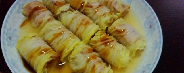 白菜培根卷怎样做 简单美味的培根白菜卷做法简介