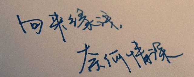 向来缘浅奈何情深什么意思 向来缘浅奈何情深怎样解释