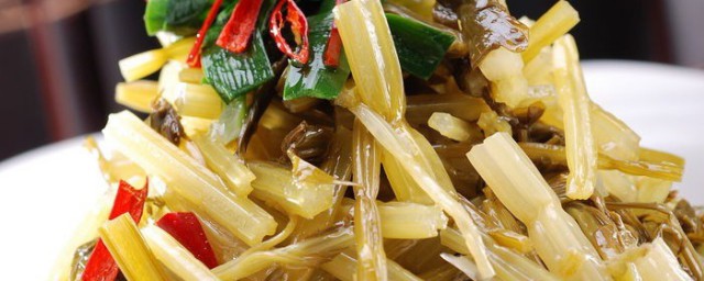 浆水菜怎样做 陕西浆水菜家庭做法分享