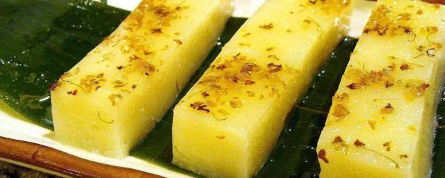 桂花藕粉糕怎样做 桂花藕粉糕做法简介