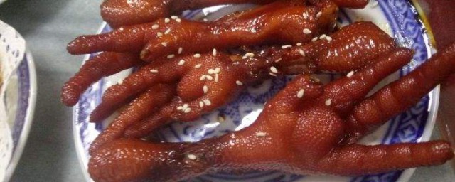 卤水鸡脚的要领步骤 卤水鸡脚的做法