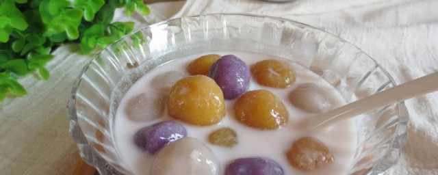 煮三色芋圆的正确要领 这样煮的三色芋圆最好吃