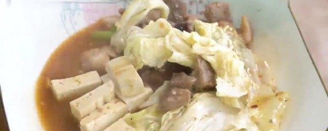 菜炖豆腐的制作要领 菜炖豆腐的制作要领分享