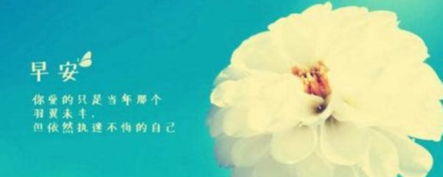 简洁的早安语 有哪些唯美句子