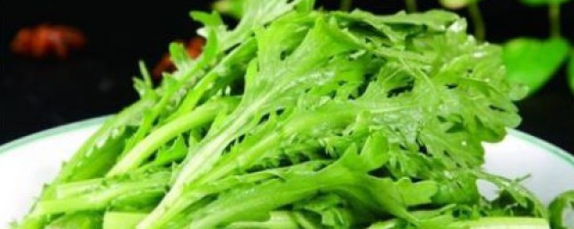 茼蒿的功效与作用忌讳 茼蒿的介绍