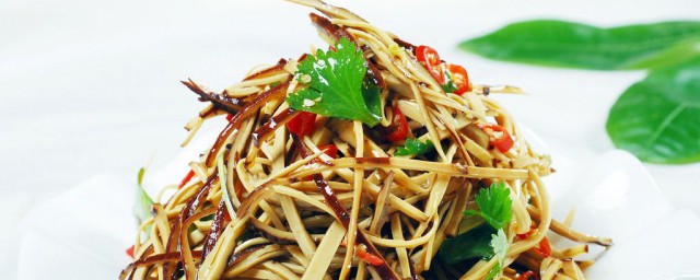 豆腐干丝制作技巧 豆腐干丝制作技巧与次序
