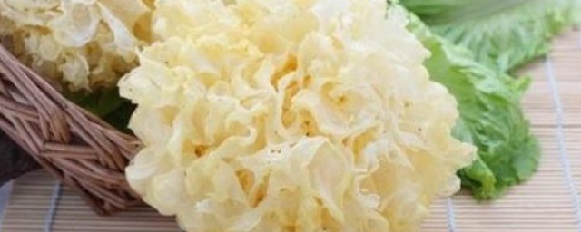 银耳要泡发多久 银耳功效