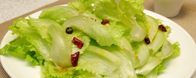 清炒生菜技巧 家常菜系清炒生菜的做法