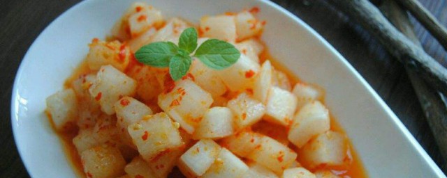 家庭自制泡萝卜泡菜 做泡菜的步骤