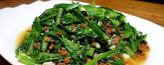 豆豉炒菜技巧 豆豉炒油麦菜的简单做法