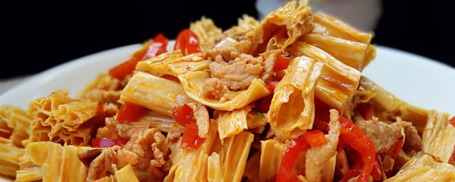 腐竹炒肉怎样做好吃 腐竹炒肉怎样做好吃