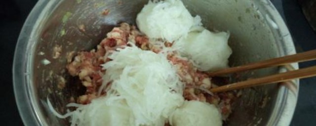 萝卜肉馅怎么做 萝卜肉馅的做法