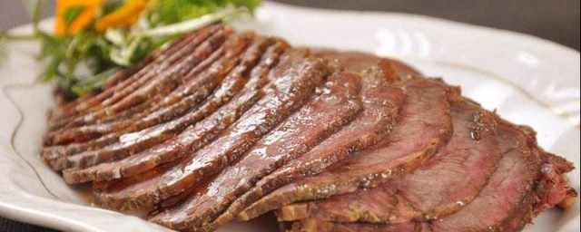 怎样做冷盘切片牛肉 干切牛肉的做法