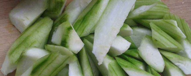 丝瓜怎样切 丝瓜切法简介