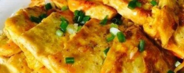 鸡蛋煎豆腐的家常做法 鸡蛋煎豆腐怎样做