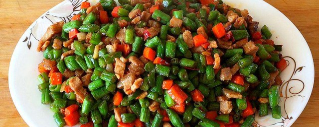 豇豆肉末怎样做 豇豆肉末的做法
