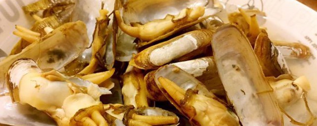 蛏子白灼的做法 白灼蛏子怎样做呢