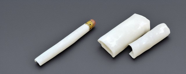 老白玉烟嘴的包浆